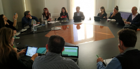 Mesa rodona amb els ponents del seminari
