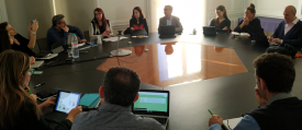 Mesa rodona amb els ponents del seminari